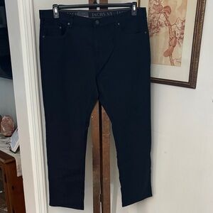 Jachs NWT Men's Navy Straight Fit Flex Waistband Pants Size 40X32